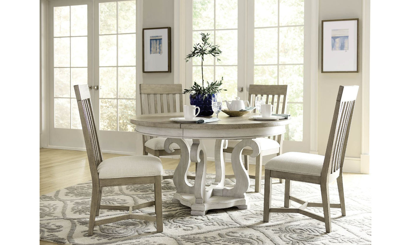 LITCHFIELD SUSSEX ROUND DINING TABLE COMPLETE-Dining Tables-Leahyco