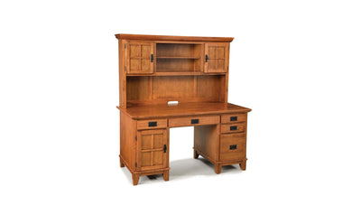 Lloyd Pedestal Desk with Hutch by homestyles-Desks-Leahyco