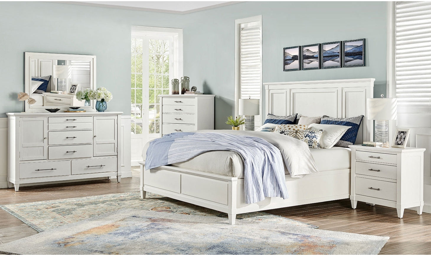 Lola Bay 5 pc Bedroom Set-Bedroom Sets-Leahyco