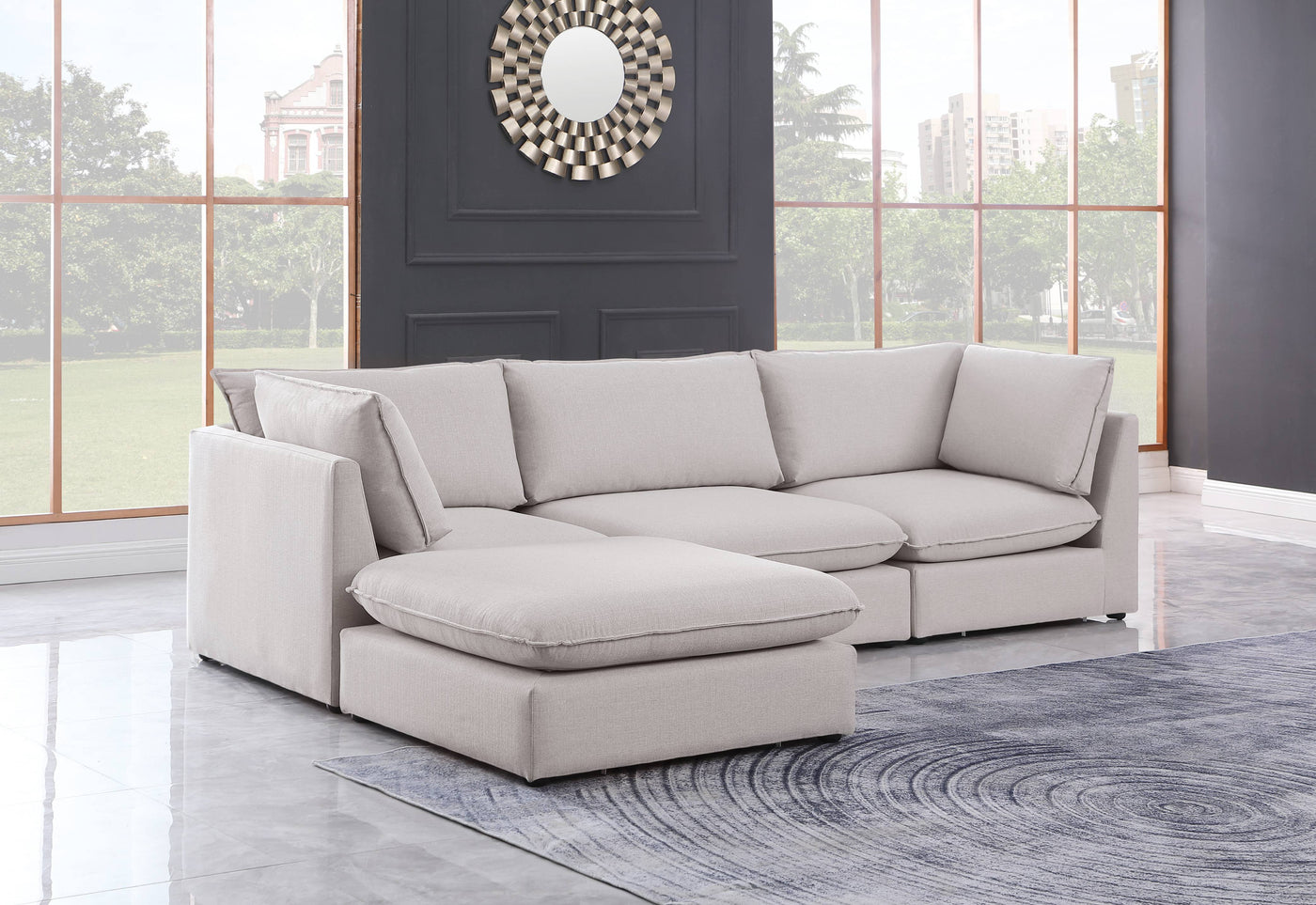 Mackenzie Modular Sectional Sofa-Sectional Sofas-Leahyco