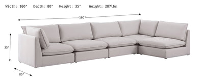 Mackenzie Modular Sectional Sofa-Sectional Sofas-Leahyco