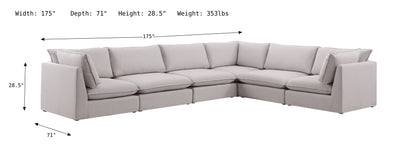 Mackenzie Modular Sectional Sofa-Sectional Sofas-Leahyco