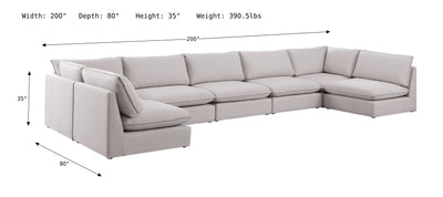 Mackenzie Modular Sectional Sofa-Sectional Sofas-Leahyco