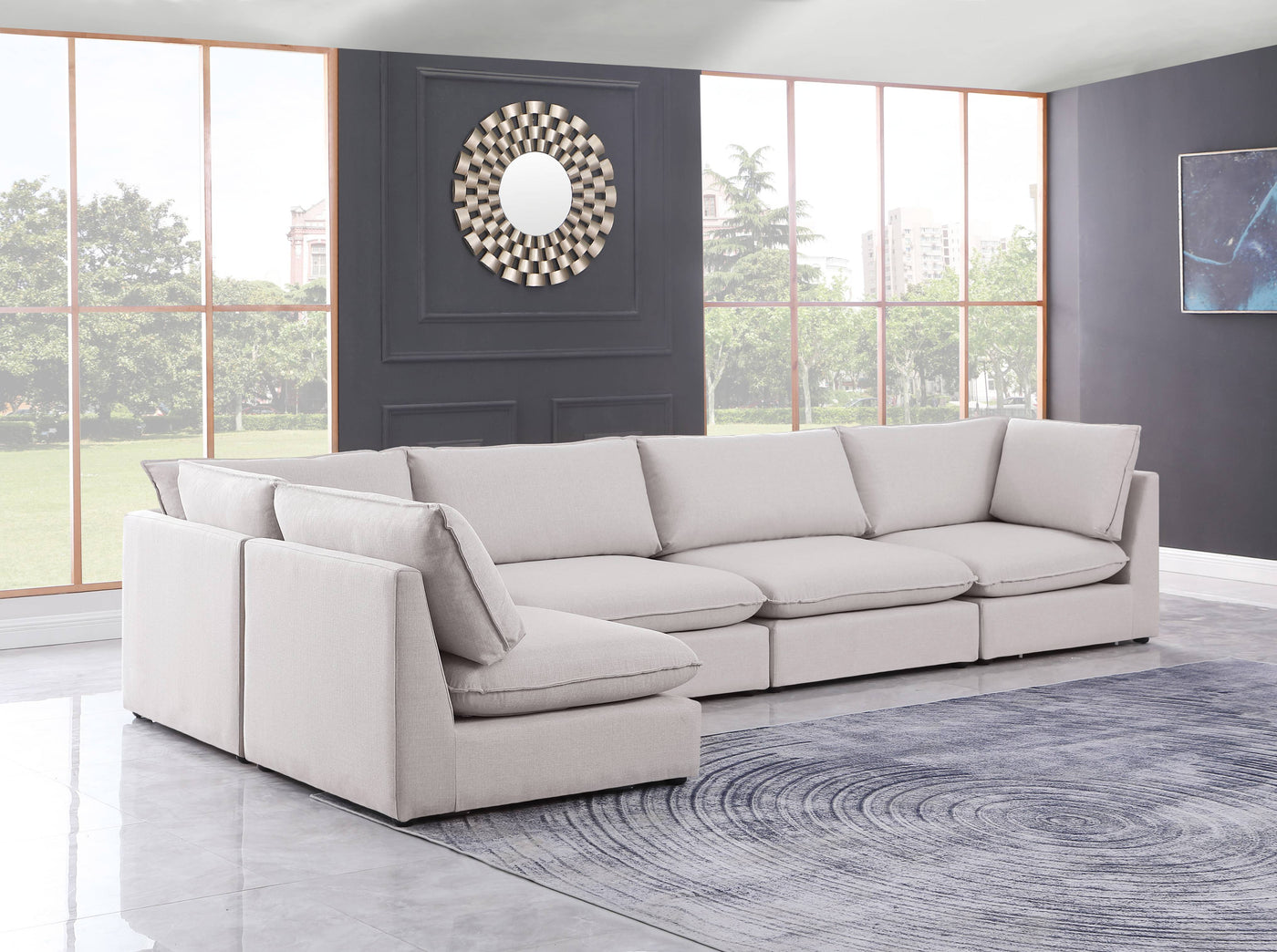 Mackenzie Modular Sectional Sofa-Sectional Sofas-Leahyco