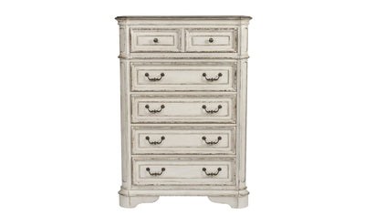 Magnolia 5 pc Manor Bedroom Set-Bedroom Sets-Leahyco