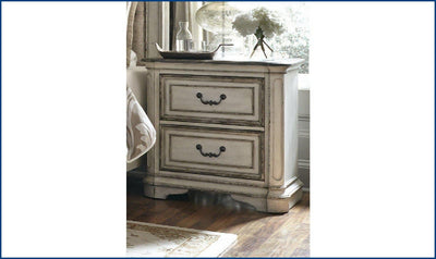 Magnolia Manor 2 Drawer Night Stand-Nightstands-Leahyco