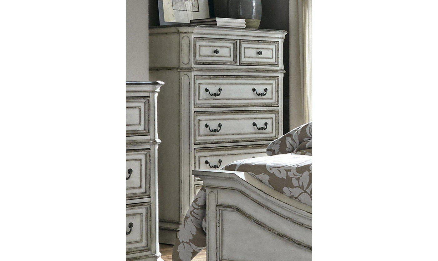 Magnolia Manor 5 Drawer Chest-Storage Chests-Leahyco