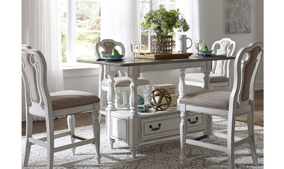 Magnolia Manor Gathering Dining Table Set-Dining Sets-Leahyco