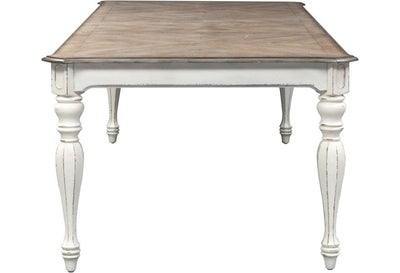 Magnolia Rectangular Leg Table with Leaf-Dining Tables-Leahyco