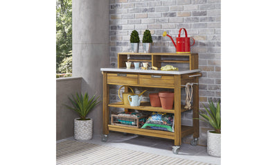 Maho Potting Bench 1 by homestyles-Benches-Leahyco