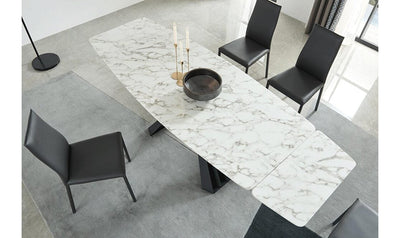 Marble Dining Table w/extension-Dining Tables-Leahyco