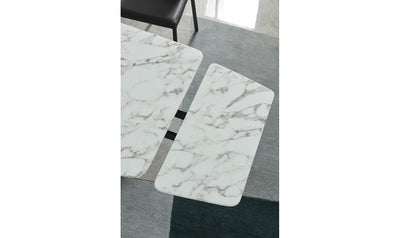 Marble Dining Table w/extension-Dining Tables-Leahyco