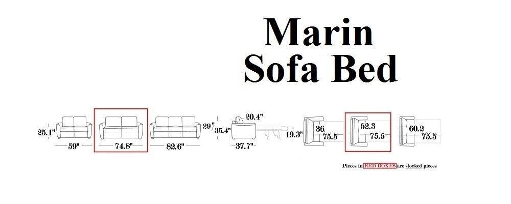 Marin Premium Sofa Bed-Sleeper Sofas-Leahyco