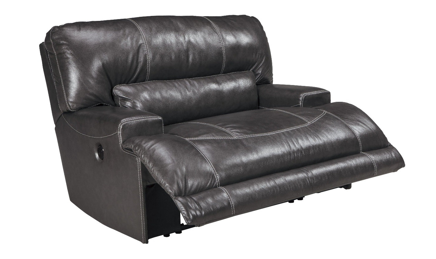 McCaskill Wide Seat Power Recliner-Recliner Chairs-Leahyco