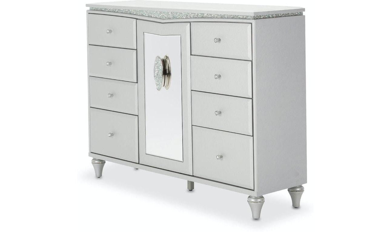 Melrose plaza Upholstered Storage Dresser-Dressers-Leahyco