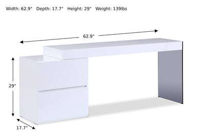 Mia Modern Office Desk-Desks-Leahyco