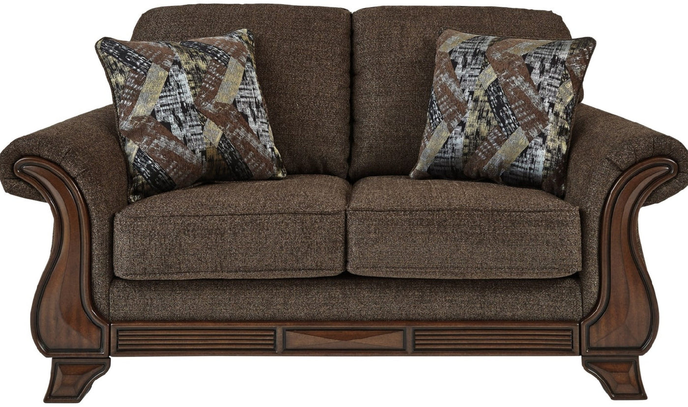 Miltonwood Loveseat-Loveseats-Leahyco