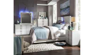 Mirage Panel Bedroom Set-Bedroom Sets-Leahyco