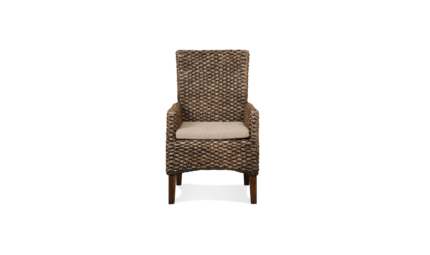 Mix-n-match Chairs Woven Arm Uph Chair 2in-Dining Arm Chairs-Leahyco