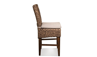 Mix-n-match Chairs Woven Contr Uph Stool 2in-Stools-Leahyco