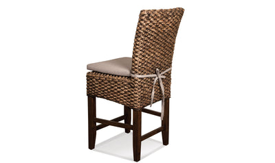 Mix-n-match Chairs Woven Contr Uph Stool 2in-Stools-Leahyco