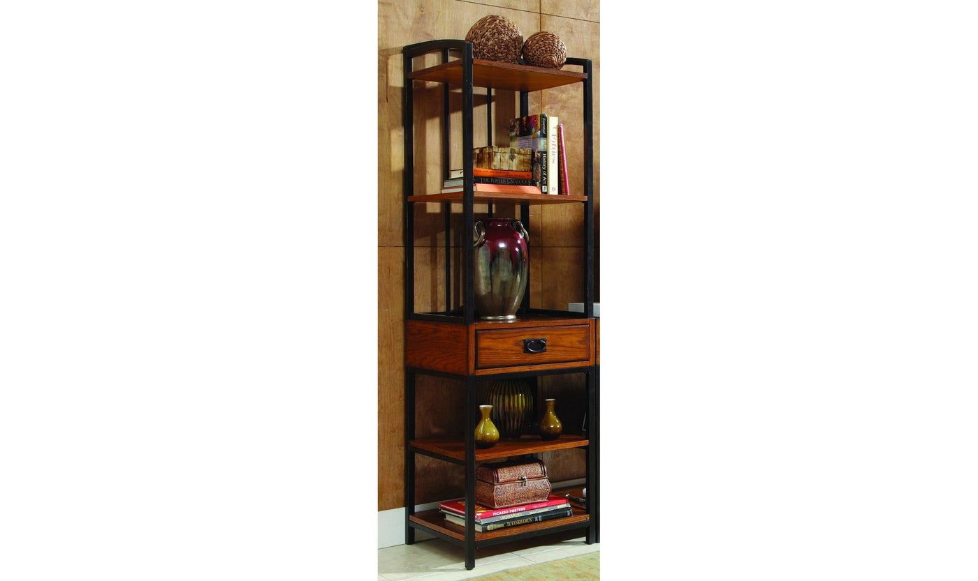 Modern Craftsman Media Tower by homestyles-Tv Units-Leahyco