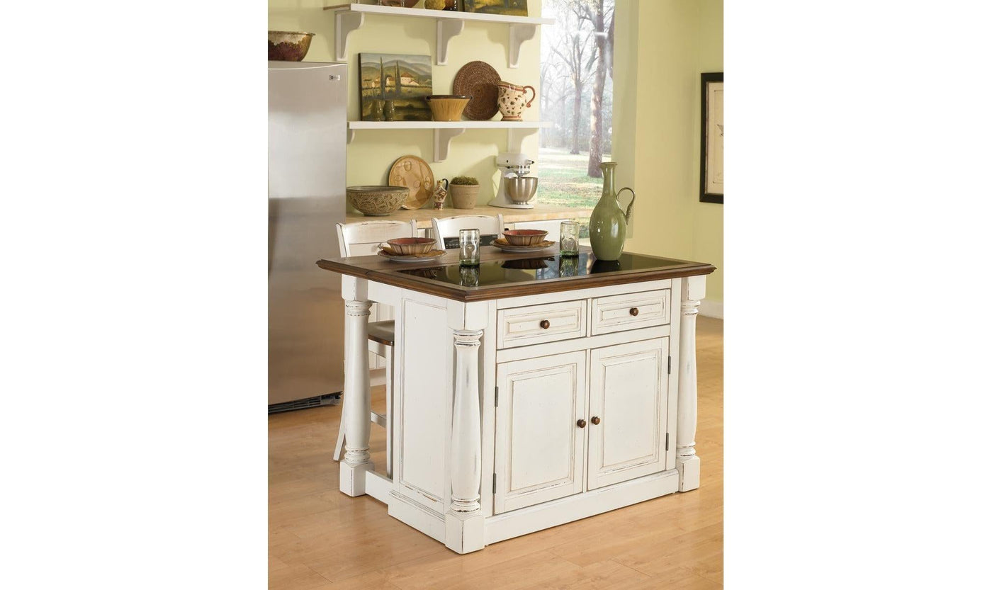 Monarch 3 Piece Kitchen Island Set 2 by homestyles-Cabinets-Leahyco