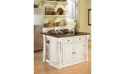 Monarch 3 Piece Kitchen Island Set 2 by homestyles-Cabinets-Leahyco