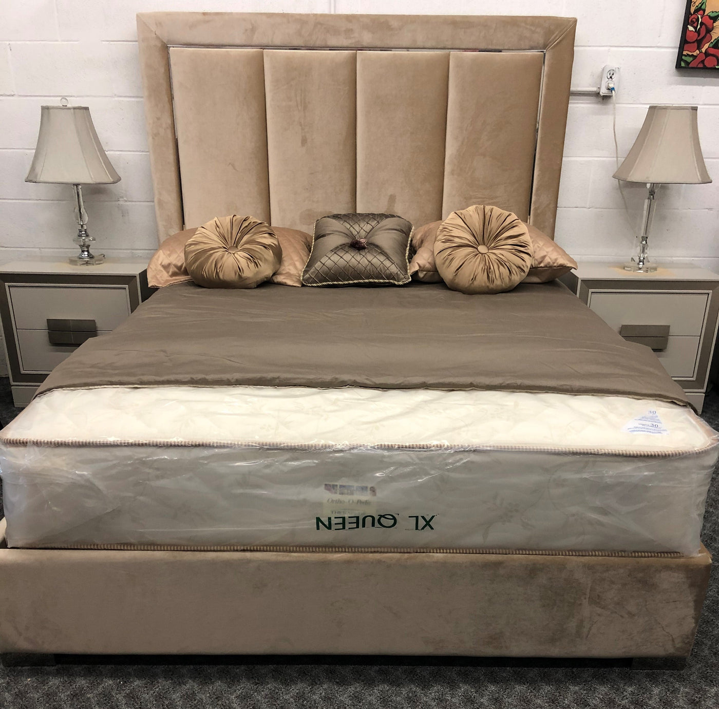 Monica Bed with storage-Beds-Leahyco