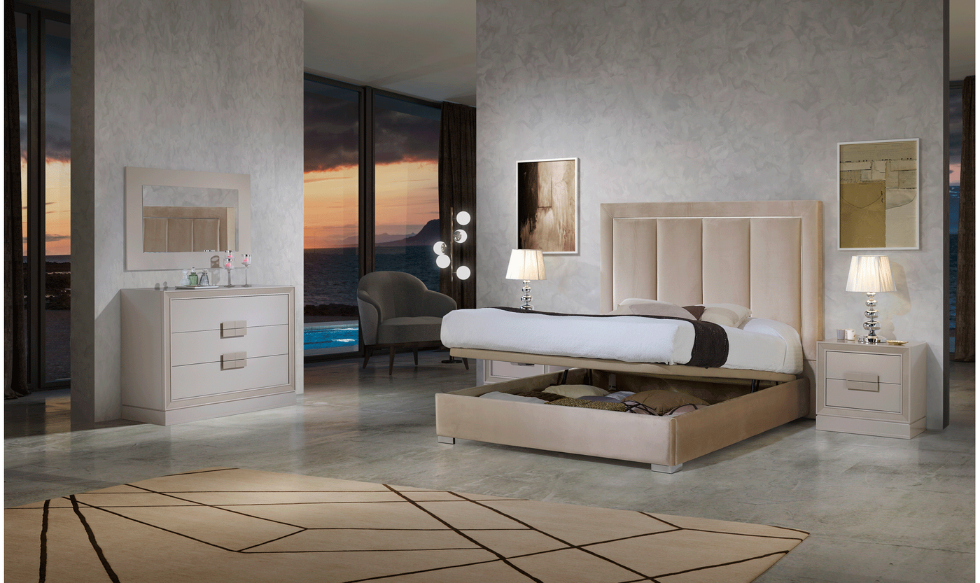 Monica Bed with storage-Beds-Leahyco