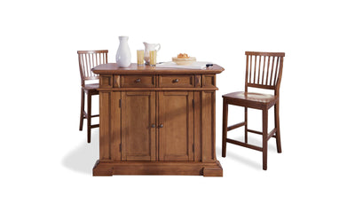 Montauk 3 Piece Kitchen Island 8 Set by homestyles-Cabinets-Leahyco