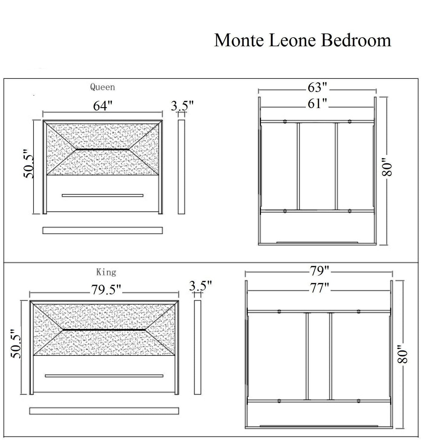 Monte Leone Bed-Beds-Leahyco