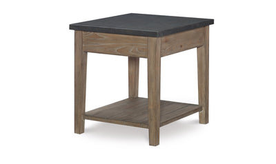 Monteverdi by Rachael Ray Metal Top End Table (VN)-End Tables-Leahyco