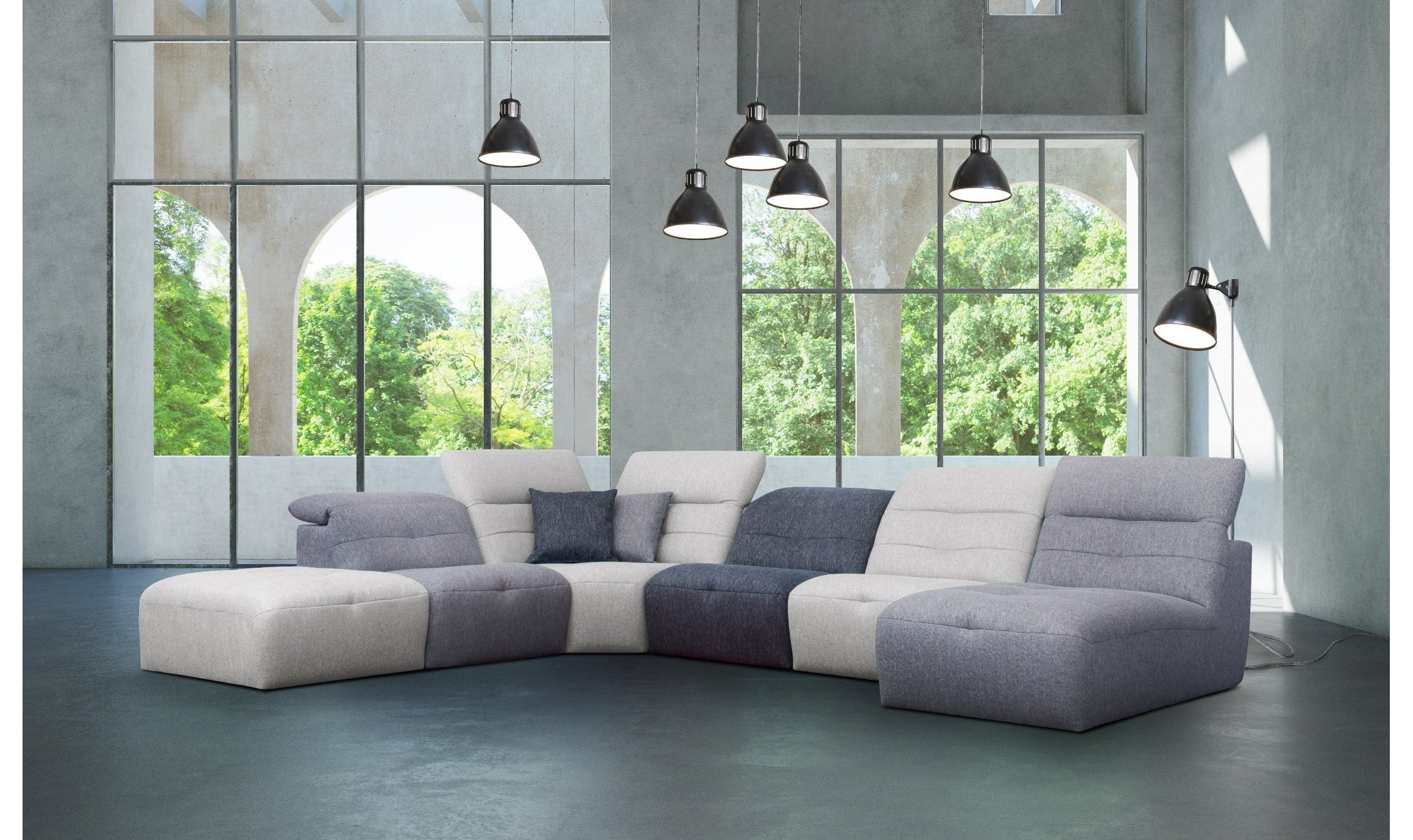 Moon Sectional Sofa-Sectional Sofas-Leahyco