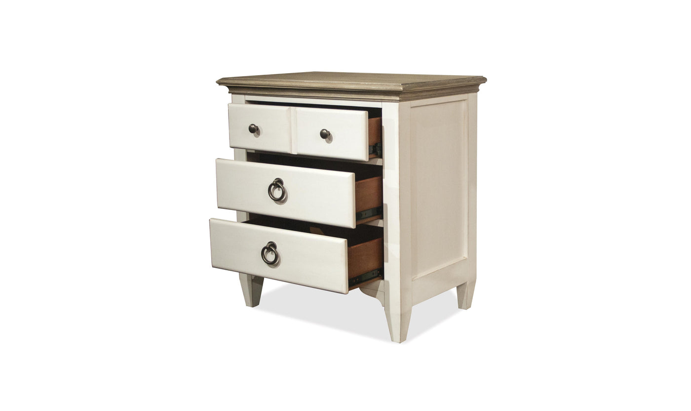 Myra 3-drawer Nightstand 1-Nightstands-Leahyco