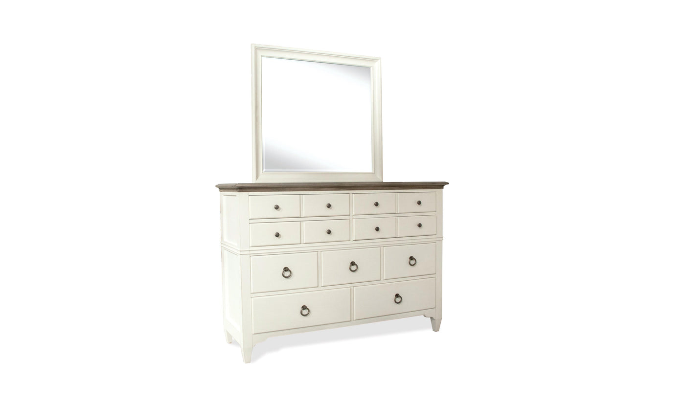 Myra 9-drawer Dressers - White-Dressers-Leahyco