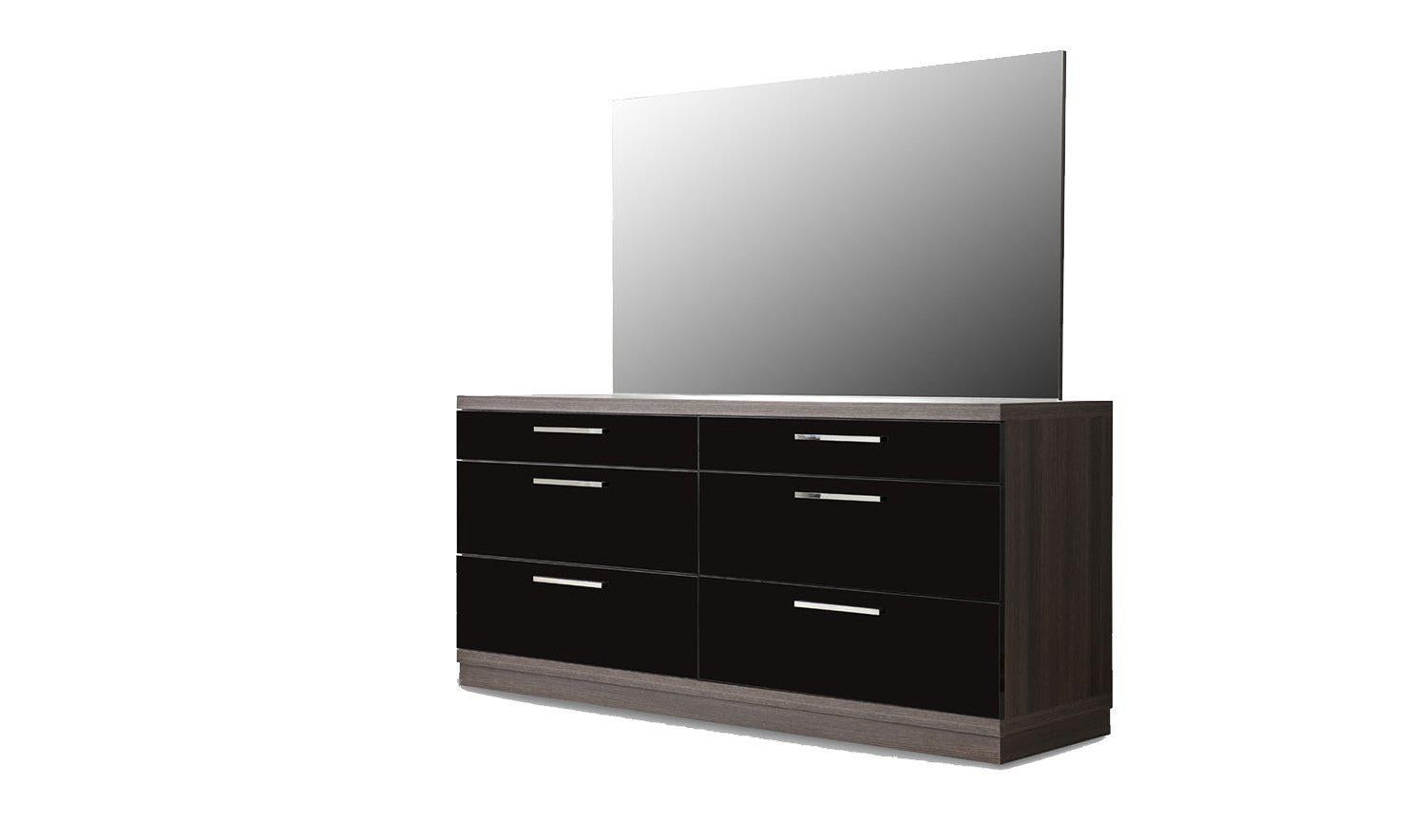 Napoli 6-Drawer Dresser and Mirror-Dressers-Leahyco