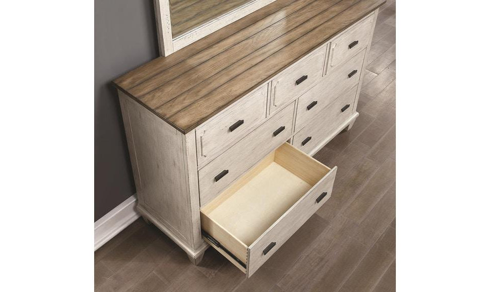 Newport Dresser w/ Mirror Option-Dressers-Leahyco