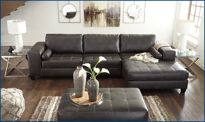 Nokomis Sectional-Sectional Sofas-Leahyco