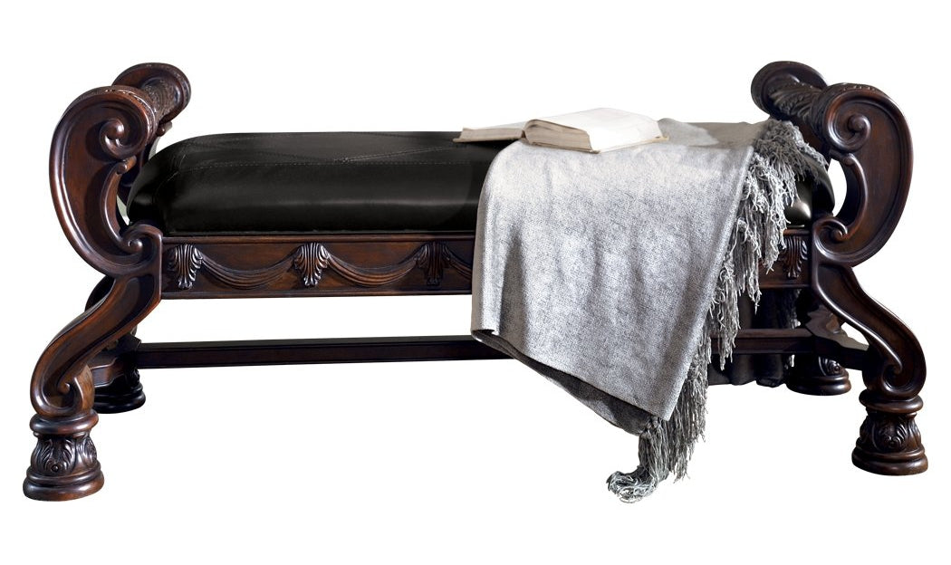 North Shore Large Upholstered Bedroom Bench-Benches-Leahyco