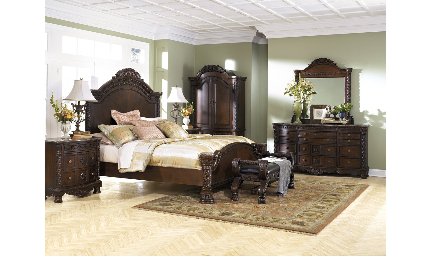 North Shore Panel Bed-Beds-Leahyco