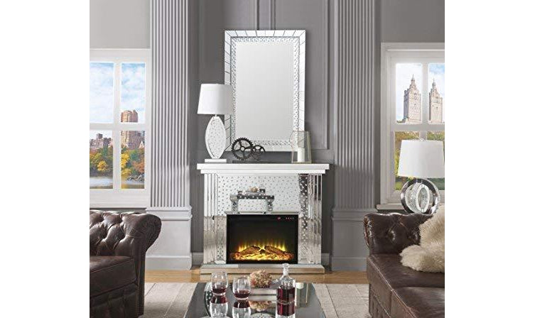 Nysa Fireplace (Fireplaces - Electric)-Fireplaces-Leahyco