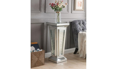 NYSA MIRROR PEDESTAL ACCENT TABLE-Accent Tables-Leahyco