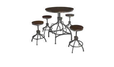 Odium Counter Table Set-Dining Tables-Leahyco