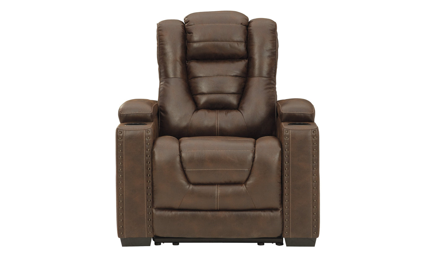 Owner's Box Power Recliner-Recliner Chairs-Leahyco