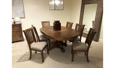 Oxford Place Complete Round Table-Dining Tables-Leahyco