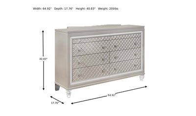 Paris Champagne Dresser-Dressers-Leahyco