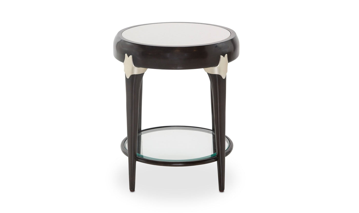 Paris Chic Round Accent Table-Accent Tables-Leahyco