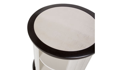 Paris Chic Round End Table-End Tables-Leahyco