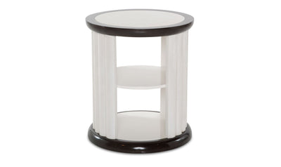 Paris Chic Round End Table-End Tables-Leahyco